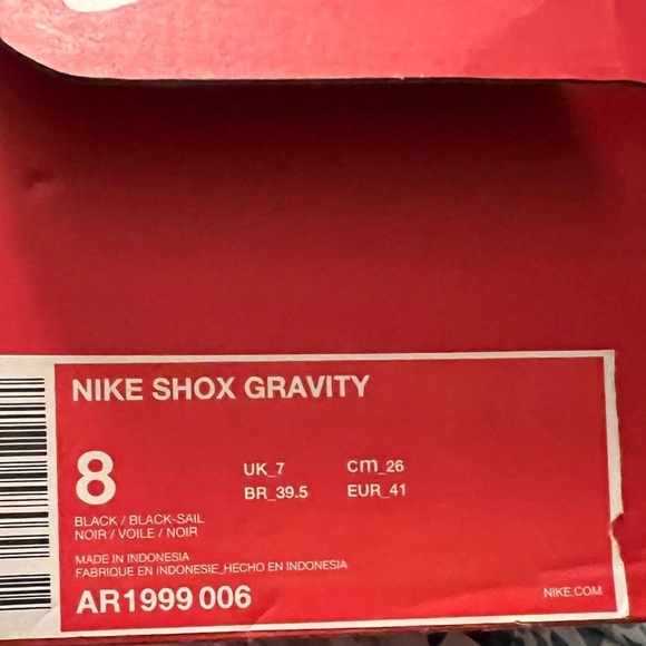 Nike Shox Gravity Sail Running Sneakers Men Size 8 NEW in box - Picture 6 of 7